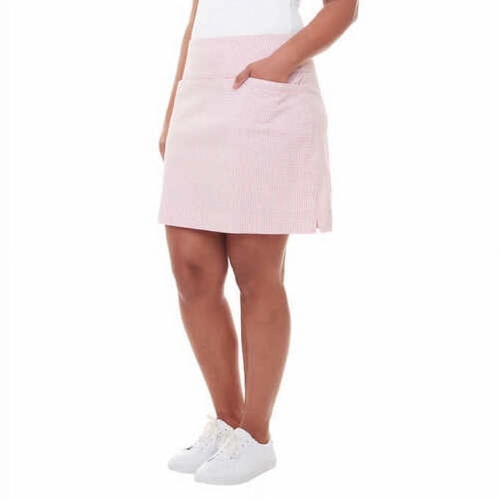 S.C. & Co Womens M Pink Printed Athletic Skort Built In Shorts Tennis Golf Skirt